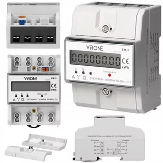 Virone 400 V IP20 80 A počítadlo